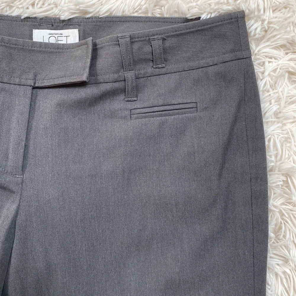 Loft Slim Dress Pants 💗 Gray - Picture 9 of 13